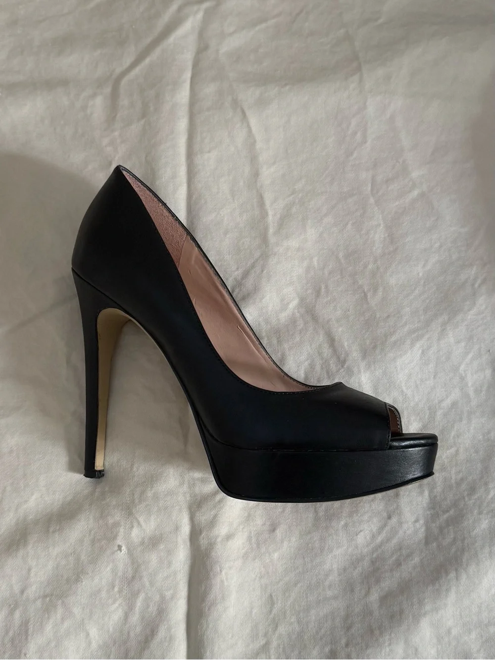 Enzo Angiolini | Shoes | Enzo Angiolini Eaatina Black Leather Platform ...